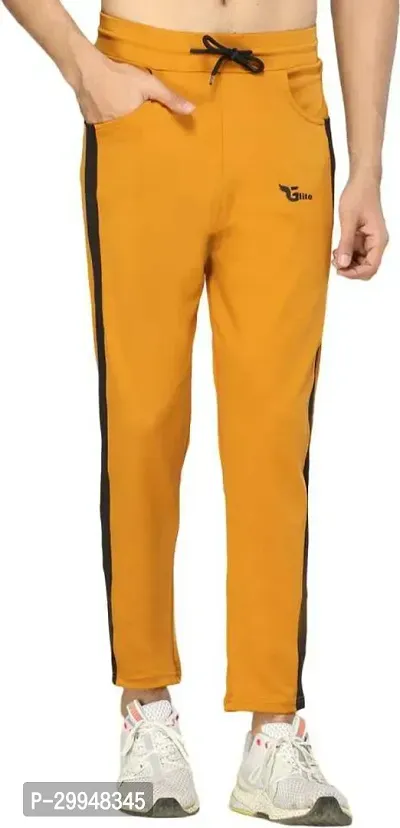 UNICUS APPAREL Solid Men Yellow Black Track Pants