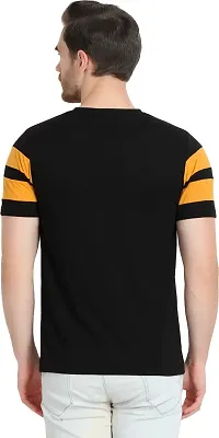 Stylish Cotton Blend T-shirt For Men-thumb1