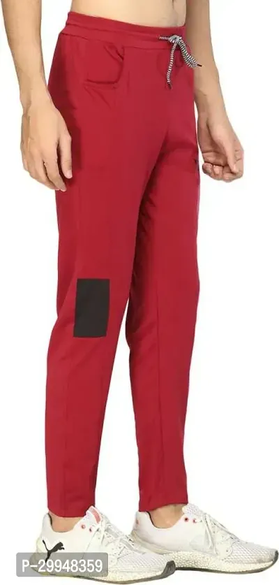 UNICUS APPAREL Solid Men Maroon Track Pants-thumb3