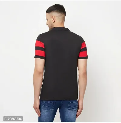 Stylish Cotton Blend T-shirt For Men-thumb4