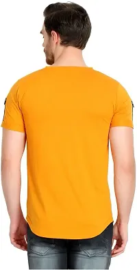 Stylish Cotton Blend T-shirt For Men-thumb1