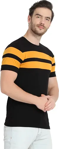 Stylish Cotton Blend T-shirt For Men-thumb3