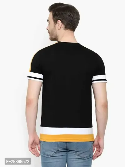 Stylish Cotton Blend T-shirt For Men-thumb4