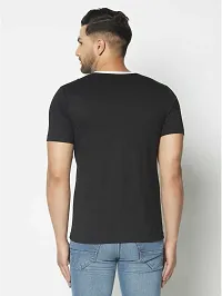 Stylish Cotton Blend T-shirt For Men-thumb1