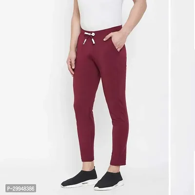 UNICUS APPAREL Solid Men Maroon Track Pants-thumb3