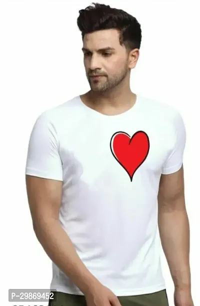 Stylish Cotton Blend T-shirt For Men