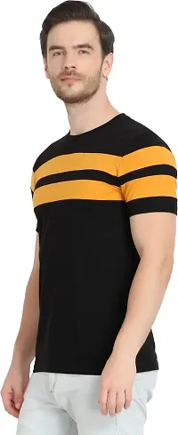 Stylish Cotton Blend T-shirt For Men-thumb2