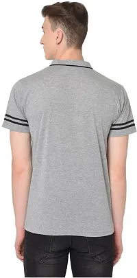 Stylish Cotton Blend T-shirt For Men-thumb1