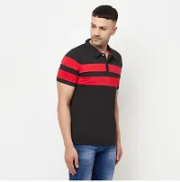 Stylish Cotton Blend T-shirt For Men-thumb2