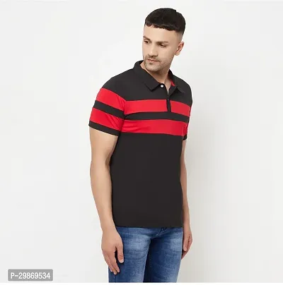 Stylish Cotton Blend T-shirt For Men-thumb3