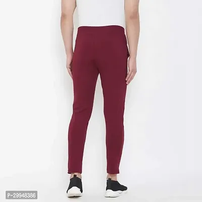 UNICUS APPAREL Solid Men Maroon Track Pants-thumb2