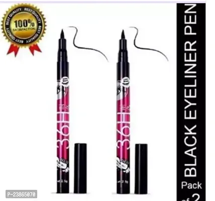 36 Hr Long Lasting Liquid Eyeliner Pack Of 2-thumb0