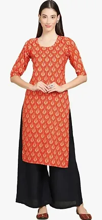 Stylish Crepe Embroidered Kurta For Women