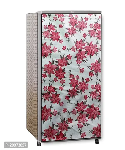 Waterproof PVC Printed Full Body Fridge Cover Fot Up-to 190 Ltr-thumb0