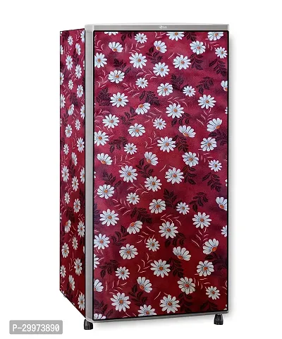 Waterproof PVC Printed Full Body Fridge Cover Fot Up-to 190 Ltr-thumb0