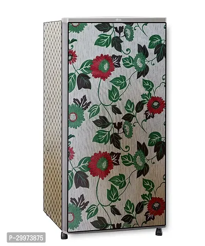 Waterproof PVC Printed Full Body Fridge Cover Fot Up-to 190 Ltr