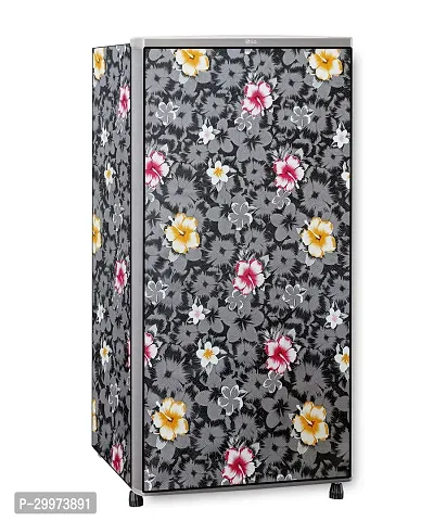 Waterproof PVC Printed Full Body Fridge Cover Fot Up-to 190 Ltr