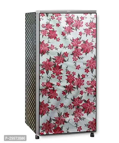 Waterproof PVC Printed Full Body Fridge Cover Fot Up-to 190 Ltr