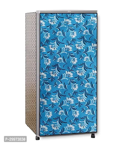 Waterproof PVC Printed Full Body Fridge Cover Fot Up-to 190 Ltr