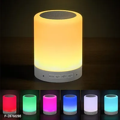 Unique King LED Touch Lamp Bluetooth Speaker, Wireless Speaker Light- USB Rechargeable Portable with TWS