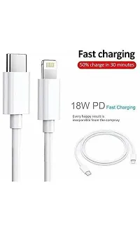 UNIQUE KING USB Type C Charging Cable Compatible to Connect iPhone Devices to Mac (White) 3.3 Feet (1 Meter)-thumb4