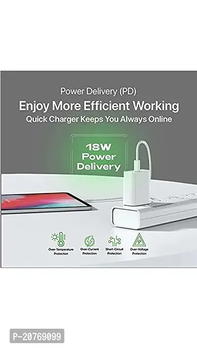 UNIQUE KING USB Type C Charging Cable Compatible to Connect iPhone Devices to Mac (White) 3.3 Feet (1 Meter)-thumb3