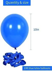 Birthday, party, all celebration Premium Latex Balloons Solid Color 100 Pcs Pack (Dark Blue)-thumb3