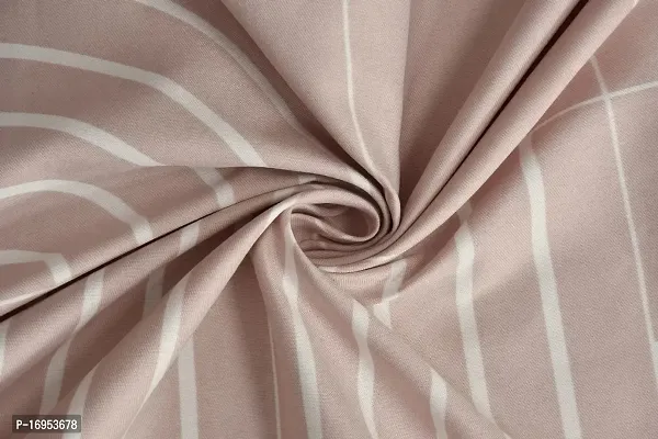 BROWN ABSTRACT KING FITTED BEDSHEETS-thumb3