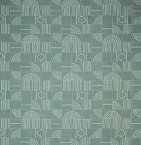 GREEN ABSTRACT KING FITTED BEDSHEETS-thumb3