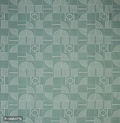 GREEN ABSTRACT KING FITTED BEDSHEETS-thumb4