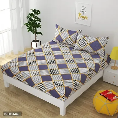 GLACE COTTON KING BEDSHEETS WITH 2 PILLOW COVER