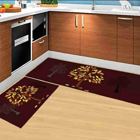 Set of 2- Assorted Designs in Door Mat/Kitchen Mats