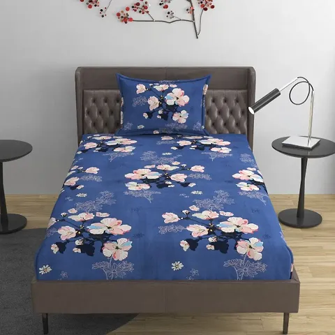 Glace Cotton Single Bedsheets