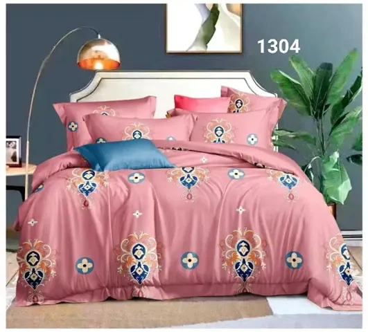 Glace Cotton Queen Size Bedsheets