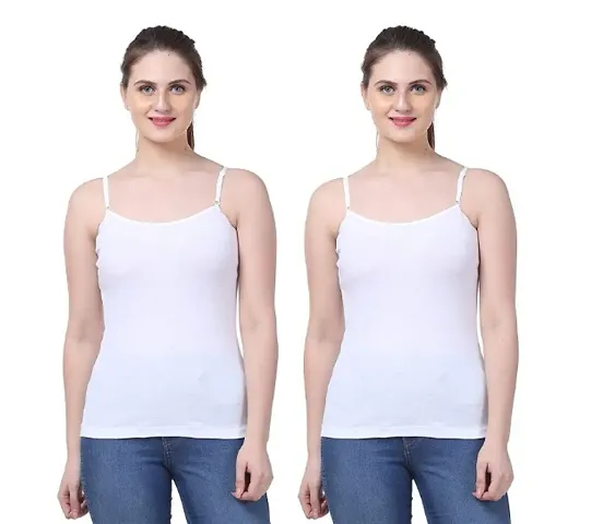 Trendy Solid Camisole Pack of 2 for Women