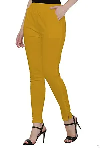 Women Cotton Lycra Stretchable Cigarette Trouser Pant-thumb3