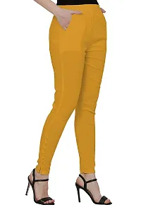 Women Cotton Lycra Stretchable Cigarette Trouser Pant-thumb2