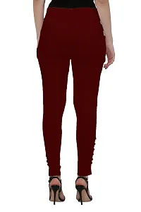 Women Cotton Lycra Stretchable Cigarette Trouser Pant-thumb2