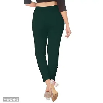 Women Cotton Lycra Stretchable Cigarette Trouser Pant-thumb2