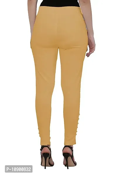 Women Cotton Lycra Stretchable Cigarette Trouser Pant-thumb2