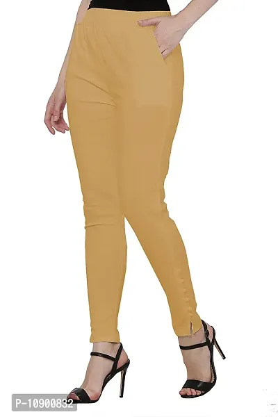 Women Cotton Lycra Stretchable Cigarette Trouser Pant-thumb5