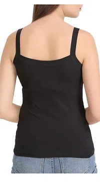 Stylish Multicoloured Cotton Solid Regular Camisoles For Women-thumb2