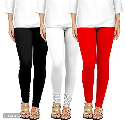 Buy INDIAN FLOWER Women Lycra Churidar legging Red color Online at Low  Prices in India - Paytmmall.com