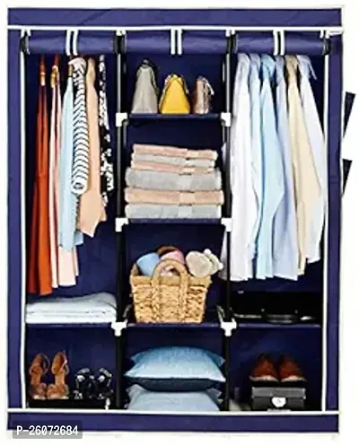 Best Care Fancy and Foldable Collapsible Wardrobe for Clothes Portable Almirah Foldable Racks for Clothes Cupboard Cloth Organizer and Multipurpose use-thumb0