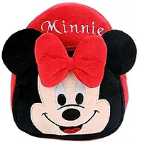 Kids School Bag (Red Minnie  Spiderman) Soft Plush Backpacks Cartoon Boys Girls Baby (2-5 Years) (PACK OF 2 BAGS)||kids bag||kids school bag||-thumb2