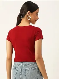 Classic Cotton Crop Top for Women-thumb4