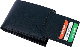 DRYZTOR Pure Leather Album Tan Men's Bi Fold Leather Wallet with Card Holder and Coin Pocket Black?-thumb3