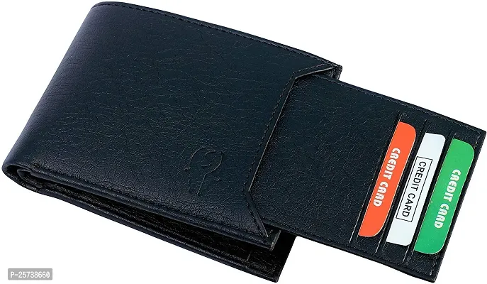 DRYZTOR Pure Leather Album Tan Men's Bi Fold Leather Wallet with Card Holder and Coin Pocket Black?-thumb4