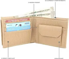 DRYZTOR@ Mens Artificial Leather Wallet (ATM Beige)-thumb1