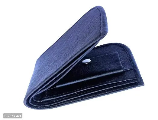 DRYZTOR ?Men's Artificial Leather Wallet pan Card poocket Black